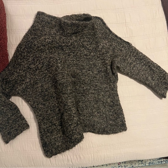 Free People She’s All That Brown Alpaca  Turtleneck Sweater - Picture 2 of 6